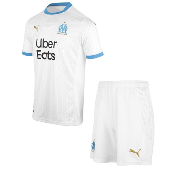 Camiseta Marsella Primera Equipación Niños 2020-2021 Blanco